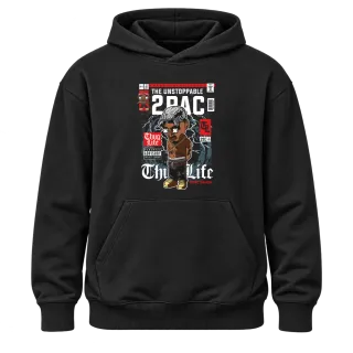 THE UNSTOPPABLE 2PAC Tupac Thug Life върху Худи