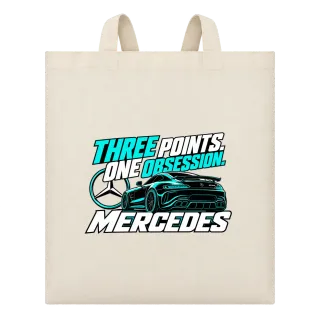 Three Points One Obsession Mercedes върху Чанта