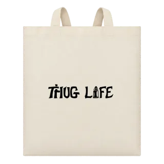 THUG LIFE 2Pac Tattoo върху Чанта
