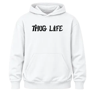 THUG LIFE 2Pac Tattoo върху Худи
