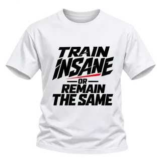 train insane or remain the same върху Тениска