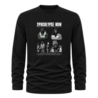 Tupac 2Pac 2Pacalypse Now върху Тениска с дълъг ръкав