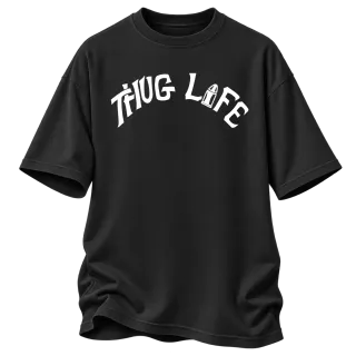 Tupac 2Pac Thug Life върху Овърсайз