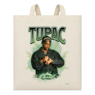 Tupac 2Pac Thug Life върху Чанта
