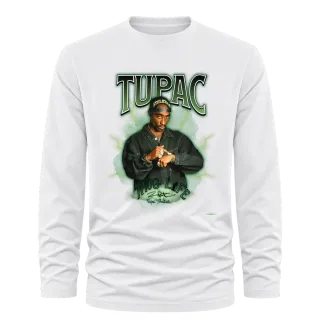 Tupac 2Pac Thug Life върху Тениска с дълъг ръкав