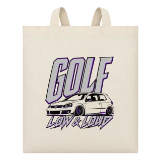 VW Golf Low & Loud върху Чанта