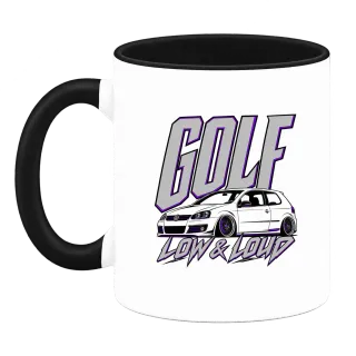VW Golf Low & Loud върху Чаша