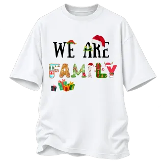 We are Family Коледно настроение върху Овърсайз