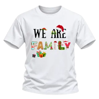 We are Family Коледно настроение върху Тениска