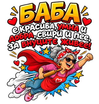 Баба е красива, умна и добра