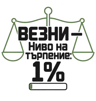 Везни с ниво на търпение 1%