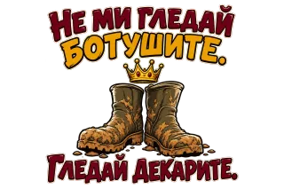 Не ми гледай ботушите. Гледай декарите