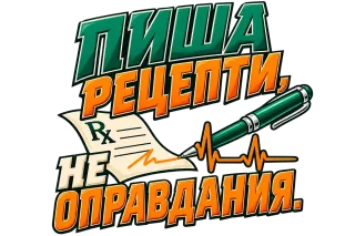 Пиша рецепти, не оправдания!