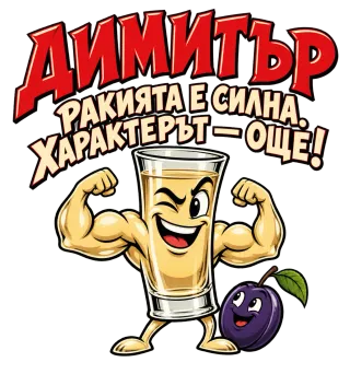 Димитър - ракията е силна