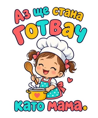 Аз ще стана готвач като мама