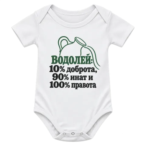 Водолей: 10% доброта, 90% инат, 100 правота върху Боди — Бяло