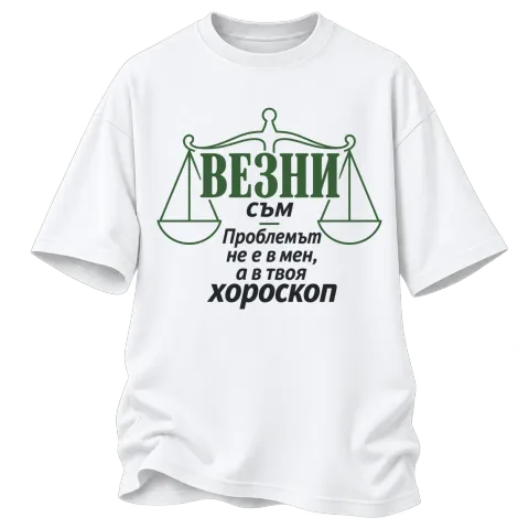 Везни съм, проблемът е в твоя хороскоп върху Овърсайз — Бяло