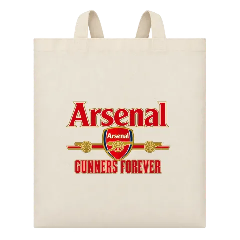 Arsenal Gunners Forever върху Чанта — Бежово