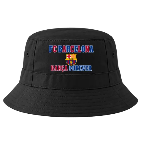 BARCELONA BARÇA FOREVER върху Идиотка — Черно