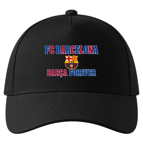 BARCELONA BARÇA FOREVER върху Шапка — Черно