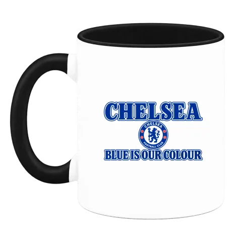Челси Blue Is Our Colour върху Чаша — Черна