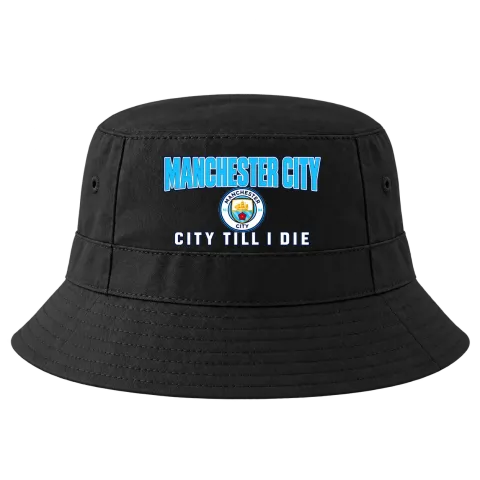 Манчестър Сити City Till I Die върху Идиотка — Черно