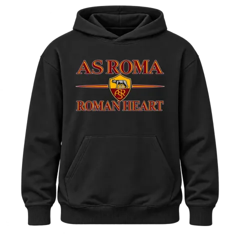 AS Roma Roman Heart върху Худи — Черно