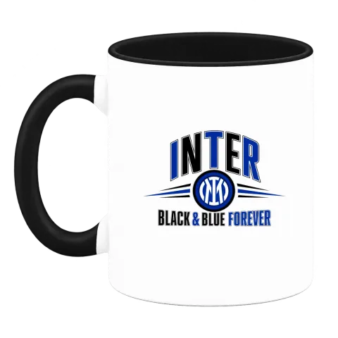 Интер Black & Blue Forever върху Чаша — Черна
