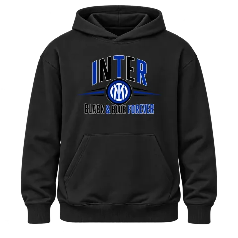 Интер Black & Blue Forever върху Худи — Черно