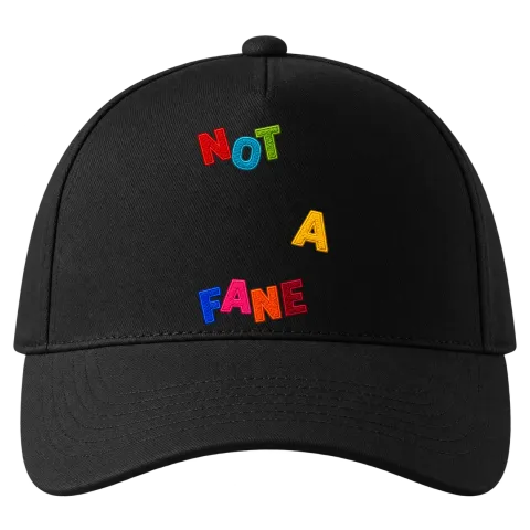 NOT A FANE върху Шапка — Черно