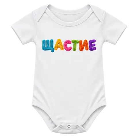 Щастие върху Боди — Бяло