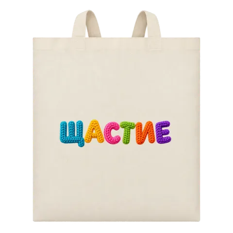 Щастие върху Чанта — Бежово
