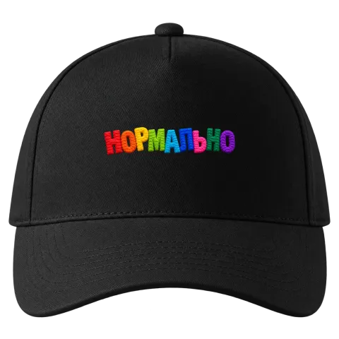 Нормально върху Шапка — Черно