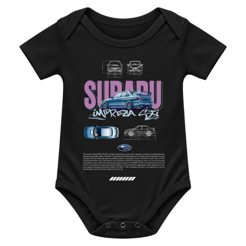 Subaru Impreza WRX STI 2001 върху Боди — Черно