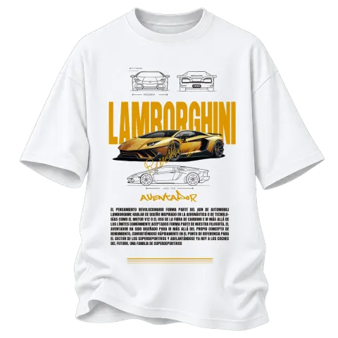 Lamborghini Aventador върху Овърсайз — Бяло