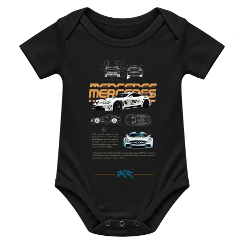 Mercedes AMG GT3 състезателна визия върху Боди — Черно