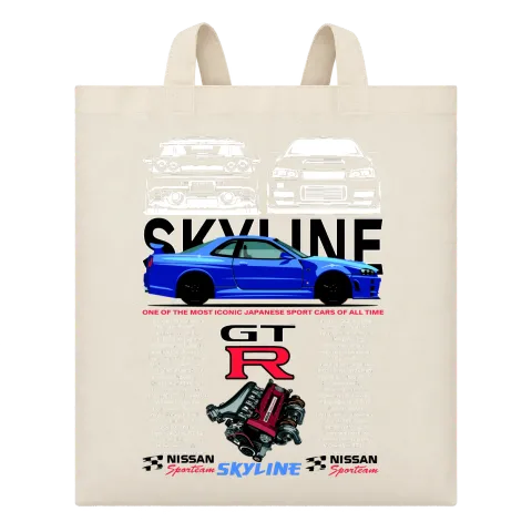 Nissan Skyline GT-R върху Чанта — Бежово