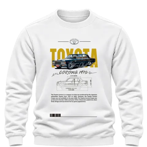 Toyota Corona 1970 върху Блуза — Бяло
