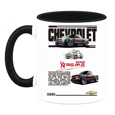 Chevrolet 2002 KREAME върху Чаша — Черна