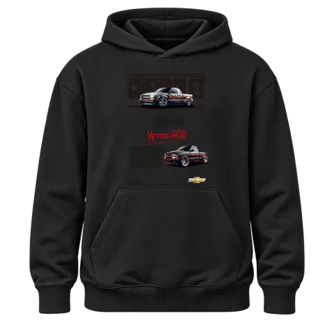Chevrolet 2002 KREAME върху Худи — Черно