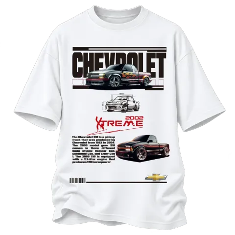 Chevrolet 2002 KREAME върху Овърсайз — Бяло