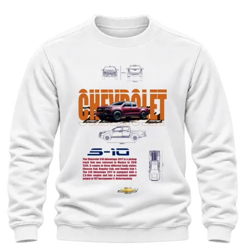 Chevrolet S10 Advantage 2017 върху Блуза — Бяло