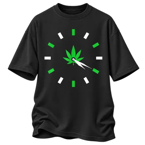 4:20 върху Овърсайз — Черно