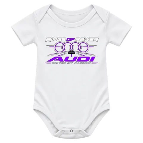 Audi Rings of Power върху Боди — Бяло