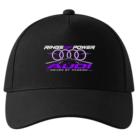 Audi Rings of Power върху Шапка — Черно