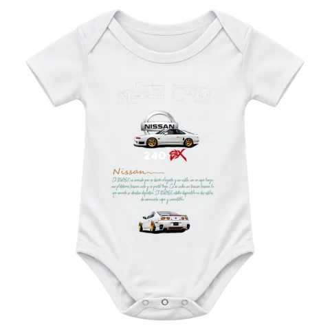 Nissan 240SX с ниска стойка върху Боди — Бяло
