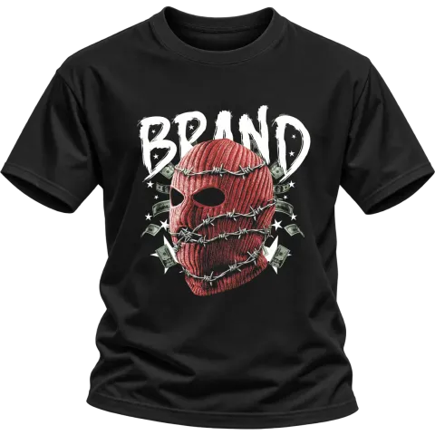 Brand StreetWear върху Тениска — Черно