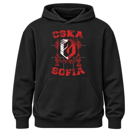 ЦСКА София върху Худи — Черно