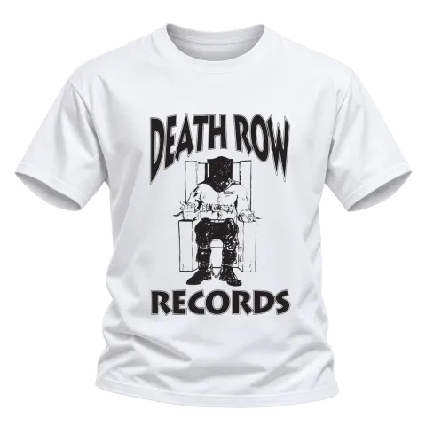 Death Row Records върху Тениска — Бяло
