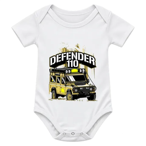 Defender 110 офроуд приключение върху Боди — Бяло
